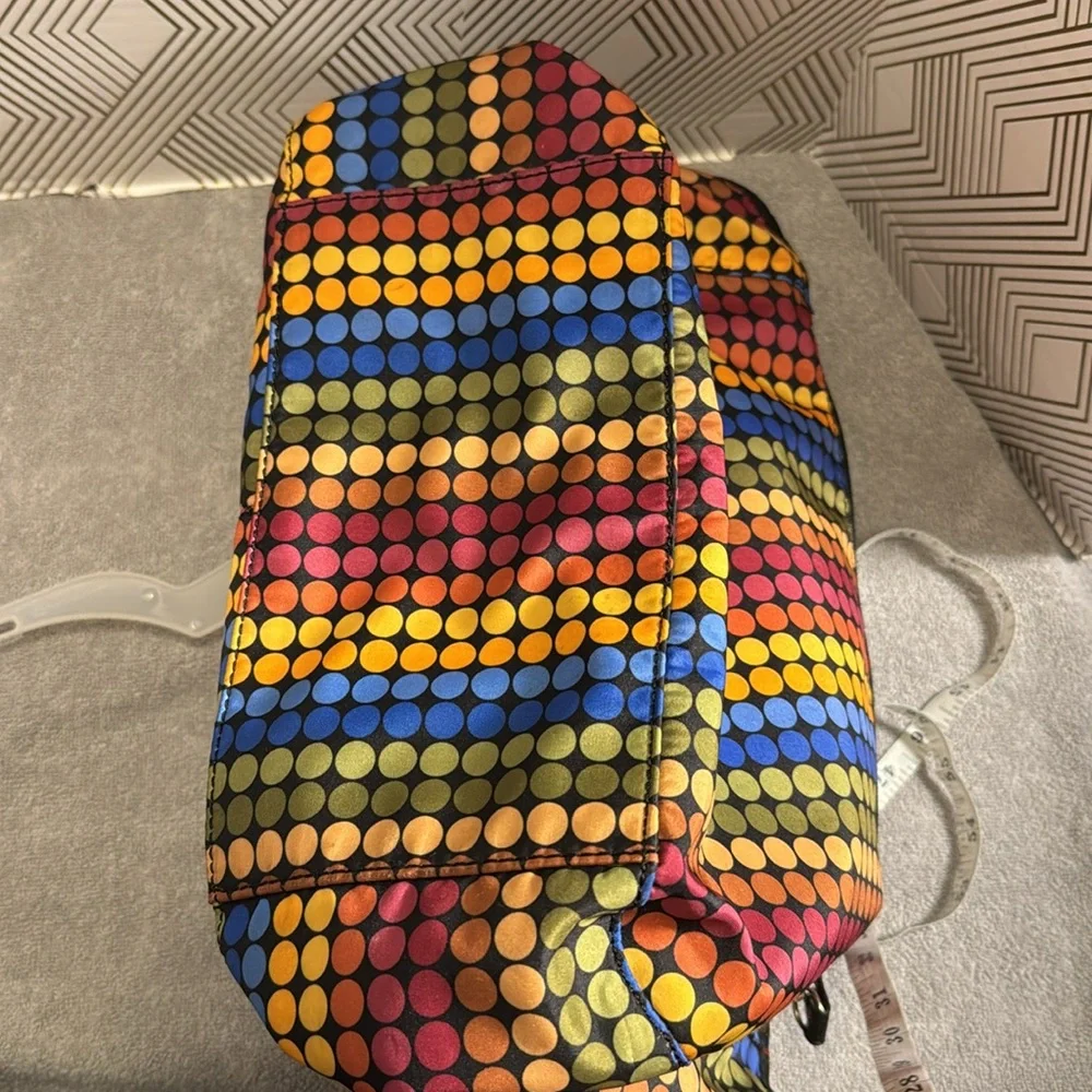 Franco Sarto Tote bag Colorful Striped with small mini bag snaps in or comes out